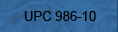 UPC 986-10